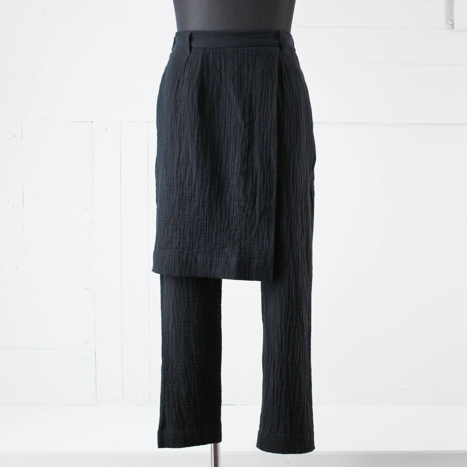 Ryuya Kimura メンズも履けるキュロット がコンセプトのガーゼパンツ Cotton Triple Gauze Culottes Full Length Pants Tomoshibi